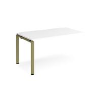 Adapt add on unit single 1400mm x 800mm - green frame, white top