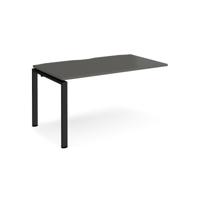Adapt add on unit single 1400mm x 800mm - black frame, storm grey top