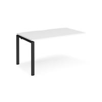 Adapt add on unit single 1400mm x 800mm - black frame, white top