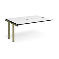 Adapt add on unit single 1600mm x 1200mm - green frame, white top, black edge