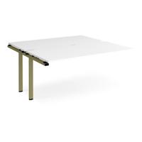 Adapt add on unit single 1600mm x 1600mm - green frame, white top