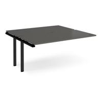 Adapt add on unit single 1600mm x 1600mm - black frame, storm grey top