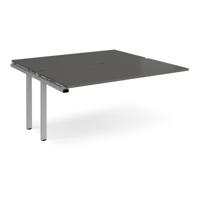 Adapt add on unit single 1600mm x 1600mm - silver frame, storm grey top