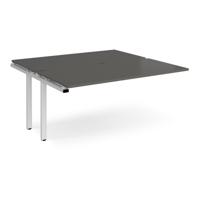 Adapt add on unit single 1600mm x 1600mm - white frame, storm grey top