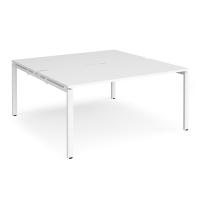 Adapt starter units back to back 1600mm x 1600mm - white frame, white top