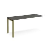 Adapt add on unit single 1600mm x 600mm - green frame, storm grey top