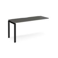 Adapt add on unit single 1600mm x 600mm - black frame, storm grey top