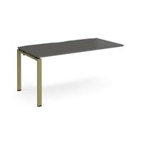 Adapt add on unit single 1600mm x 800mm - green frame, storm grey top