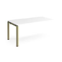 Adapt add on unit single 1600mm x 800mm - green frame, white top