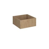 Flux modular storage single wooden planter box - kendal oak