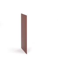 Flux single side finishing panel for 1300mm high locker - rusty red