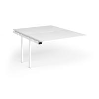 Connex Goal-Post 1200 x 1600 x 725mm Back to Back Add On Bay - White Frame / White Top
