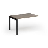 Connex Goal-Post 1200 x 800 x 725mm Single Add On Bay - Black Frame / Nebraska Oak Top
