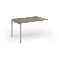 Connex Goal-Post 1200 x 800 x 725mm Single Add On Bay - Silver Frame / Nebraska Oak Top