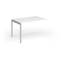 Connex Goal-Post 1200 x 800 x 725mm Single Add On Bay - Silver Frame / White Top