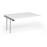 Connex Goal-Post 1600 x 1200 x 725mm Back to Back Add On Bay - Silver Frame / White Top