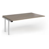 Connex Goal-Post 1800 x 1200 x 725mm Back to Back Add On Bay - Silver Frame / Nebraska Oak Top