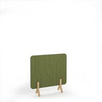 Grain Acoustic Floor Standing Screen Wooden Legs 1200w 1200h - Reed Green
