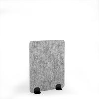 Grain Acoustic Floor Standing Black Metal Base Legs 1200w 1600h - Dark Silver Grey