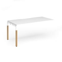 Connex Goal-Post Wooden 1600 x 800 x 725mm Single Add On Bay - White Frame / White Top