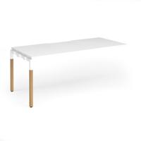 Connex Goal-Post Wooden 1800 x 800 x 725mm Single Add On Bay - White Frame / White Top