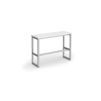 Otto Poseur benching solution high bench 1050mm wide - silver frame, white top