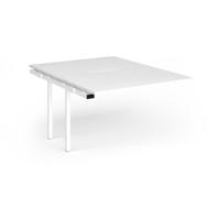 Connex Plus O Frame 1200 x 1600 x 725mm Back to Back Add On Bay - White Frame / White Top