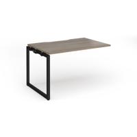 Connex Plus O Frame 1200 x 800 x 725mm Single Add On Bay - Black Frame / Nebraska Oak Top