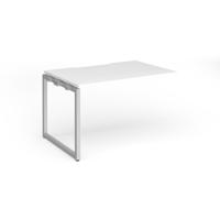 Connex Plus O Frame 1200 x 800 x 725mm Single Add On Bay - Silver Frame / White Top