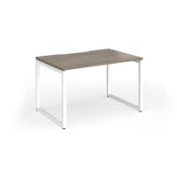 Connex Plus O Frame 1200 x 800 x 725mm Single Desk - White Frame / Nebraska Oak Top