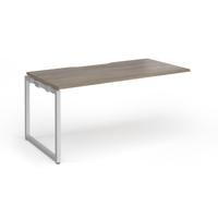 Connex Plus O Frame 1600 x 800 x 725mm Single Add On Bay - Silver Frame / Nebraska Oak Top