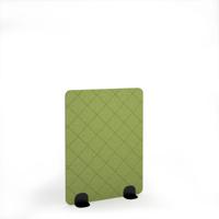 Lattice Acoustic Floor Standing Black Metal Base Legs 1200w 1600h - Fruit Green