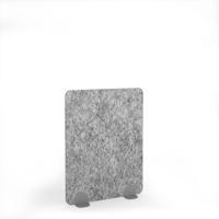 Lattice Acoustic Floor Standing Silver Metal Base Legs 1200w 1600h - Dark Silver Grey