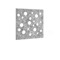 Moon Acoustic Ceiling - Wall Tiles 590w - Dark Silver Grey