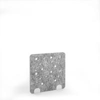 Moon Acoustic Floor Standing White Metal Base Legs 1200w 1200h - Dark Silver Grey