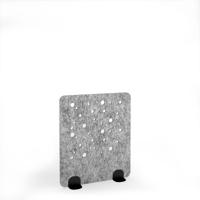 Moon Acoustic Floor Standing Black Metal Base Legs 1200w 1400h - Dark Silver Grey