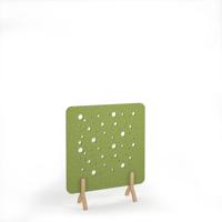 Moon Acoustic Floor Standing Screen Wooden Legs 1200w 1400h - Fruit Green