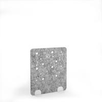 Moon Acoustic Floor Standing White Metal Base Legs 1200w 1400h - Dark Silver Grey