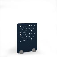 Moon Acoustic Floor Standing Silver Metal Base Legs 1200w 1600h - Dark Blue