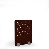 Moon Acoustic Floor Standing Silver Metal Base Legs 1200w 1600h - Maroon