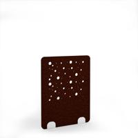 Moon Acoustic Floor Standing White Metal Base Legs 1200w 1600h - Maroon