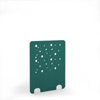 Moon Acoustic Floor Standing White Metal Base Legs 1200w 1600h - Peacock Blue