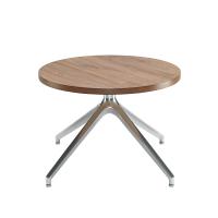 Otis coffee table 600mm diameter with chrome pyramid base - made to order