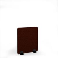 Plain Acoustic Floor Standing Black Metal Base Legs 1200w 1400h - Maroon