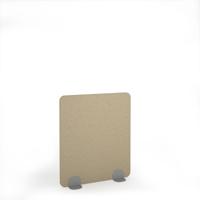 Plain Acoustic Floor Standing Silver Metal Base Legs 1200w 1400h - Dark Camel