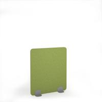 Plain Acoustic Floor Standing Silver Metal Base Legs 1200w 1400h - Fruit Green