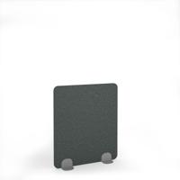 Plain Acoustic Floor Standing Silver Metal Base Legs 1200w 1400h - Moonlight Grey