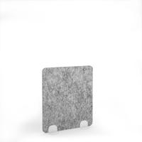 Plain Acoustic Floor Standing White Metal Base Legs 1200w 1400h - Dark Silver Grey