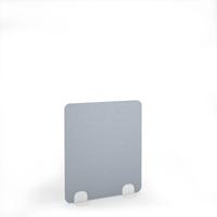 Plain Acoustic Floor Standing White Metal Base Legs 1200w 1400h - Light Grey