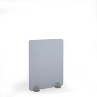 Plain Acoustic Floor Standing Silver Metal Base Legs 1200w 1600h - Light Grey